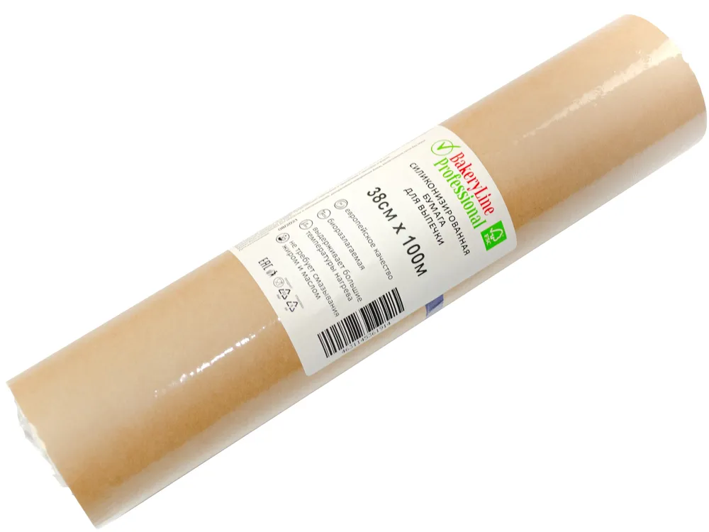 Бумага для выпечки Bakery line, 100м х 38 см, 39 мкм, 1 шт