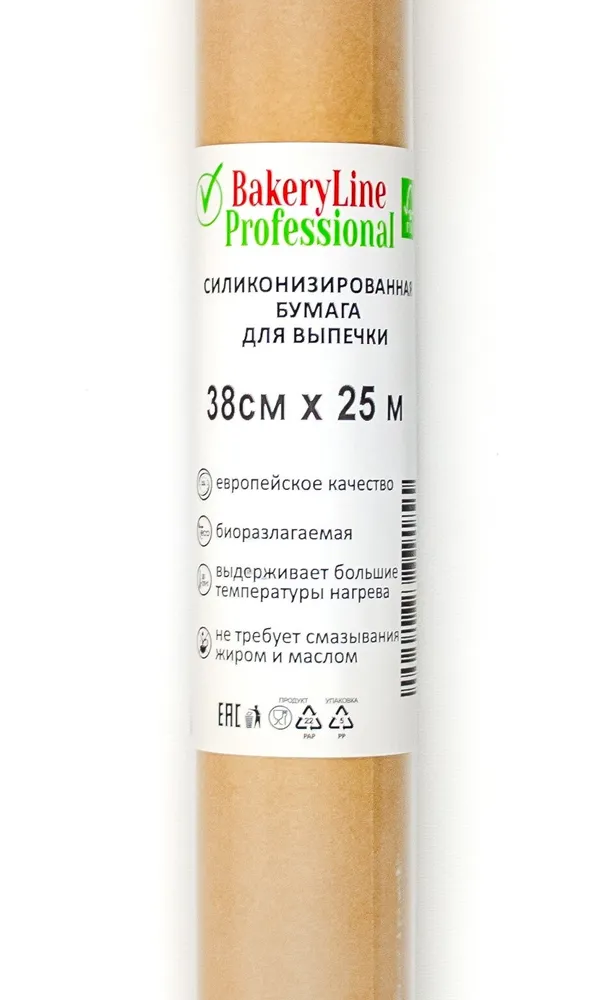 Бумага для выпечки Bakery line, 25м х 38 см, 39 мкм, 1 шт